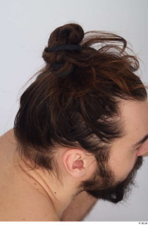 Turgen brown long hair messy bun 0007.jpg